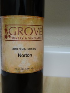 2010 Grove Winery Norton